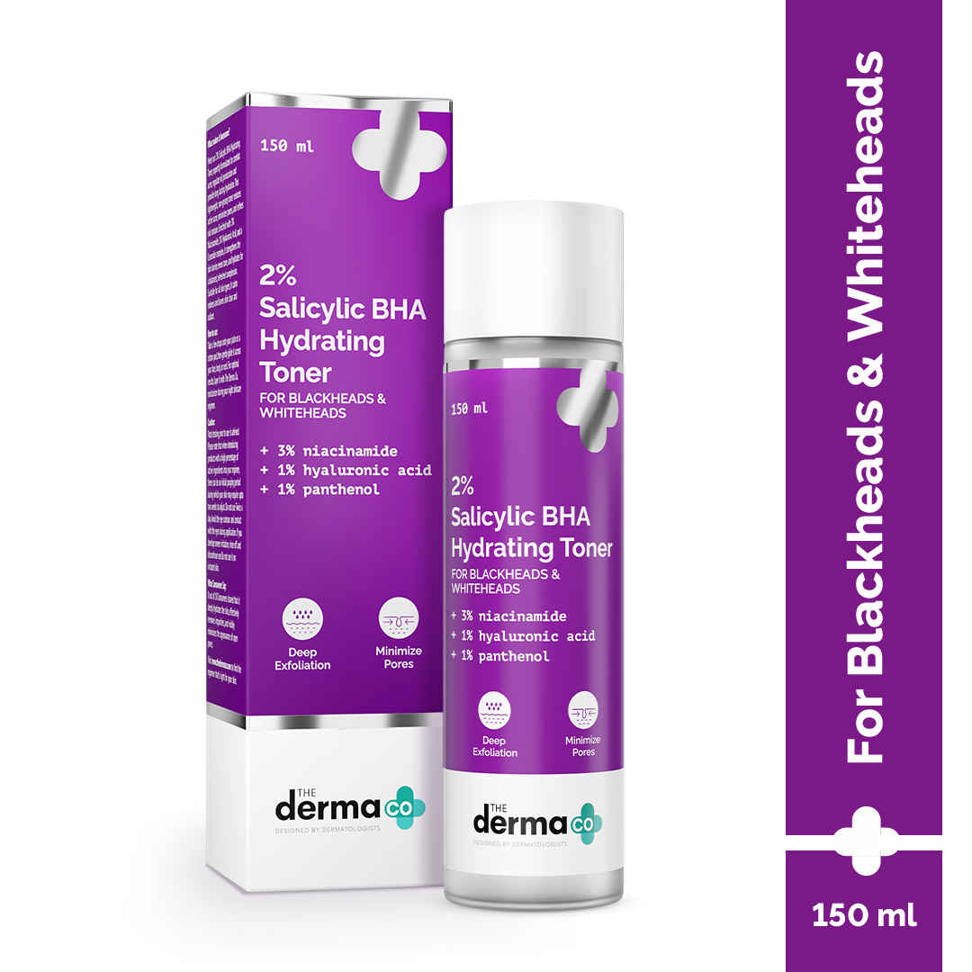 The Derma Co. 2% Salicylic BHA Hydrating Toner - 150 ml