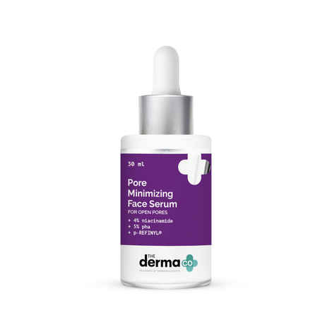 The Derma Co. Pore Minimizing Face Serum with 4% Niacinamide, 5% PHA and p-REFINYL® For Open Pores- 30 ml