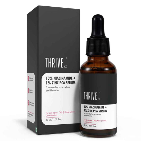 Thriveco 10% Niacinamide + 1% Zinc Pca Serum, 30 ml