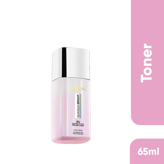 Loreal Paris Glycolic-Bright Peeling Toner 65Ml