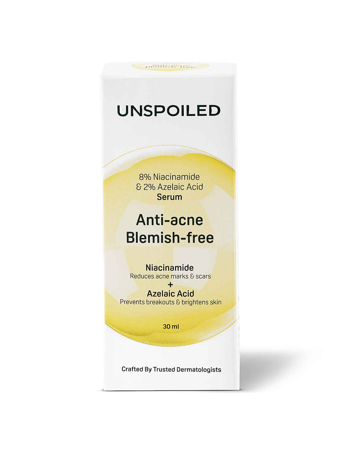 UNSPOILED 8% Niacinmaide & 2% Azelaic Acid Serum 30 ml