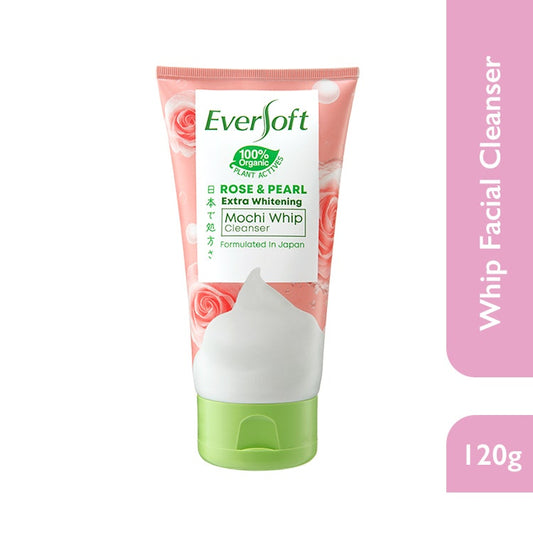 Eversoft Rose & Pearl (Extra Whitening) Mochi Whip Cleanser 120G